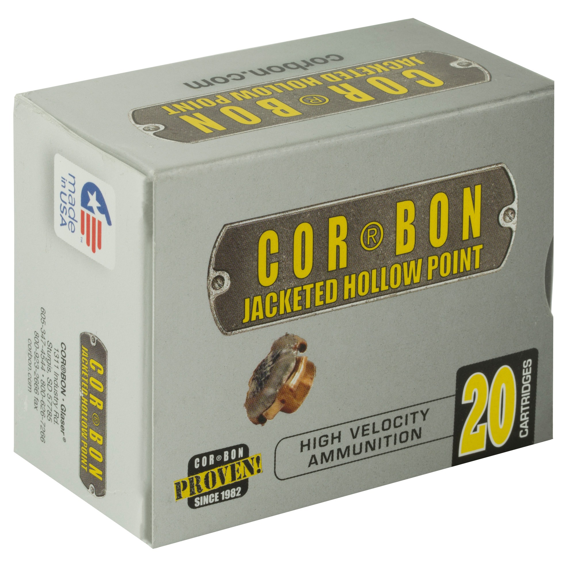 CORBON 45 COLT 200GR JHP 20/500
