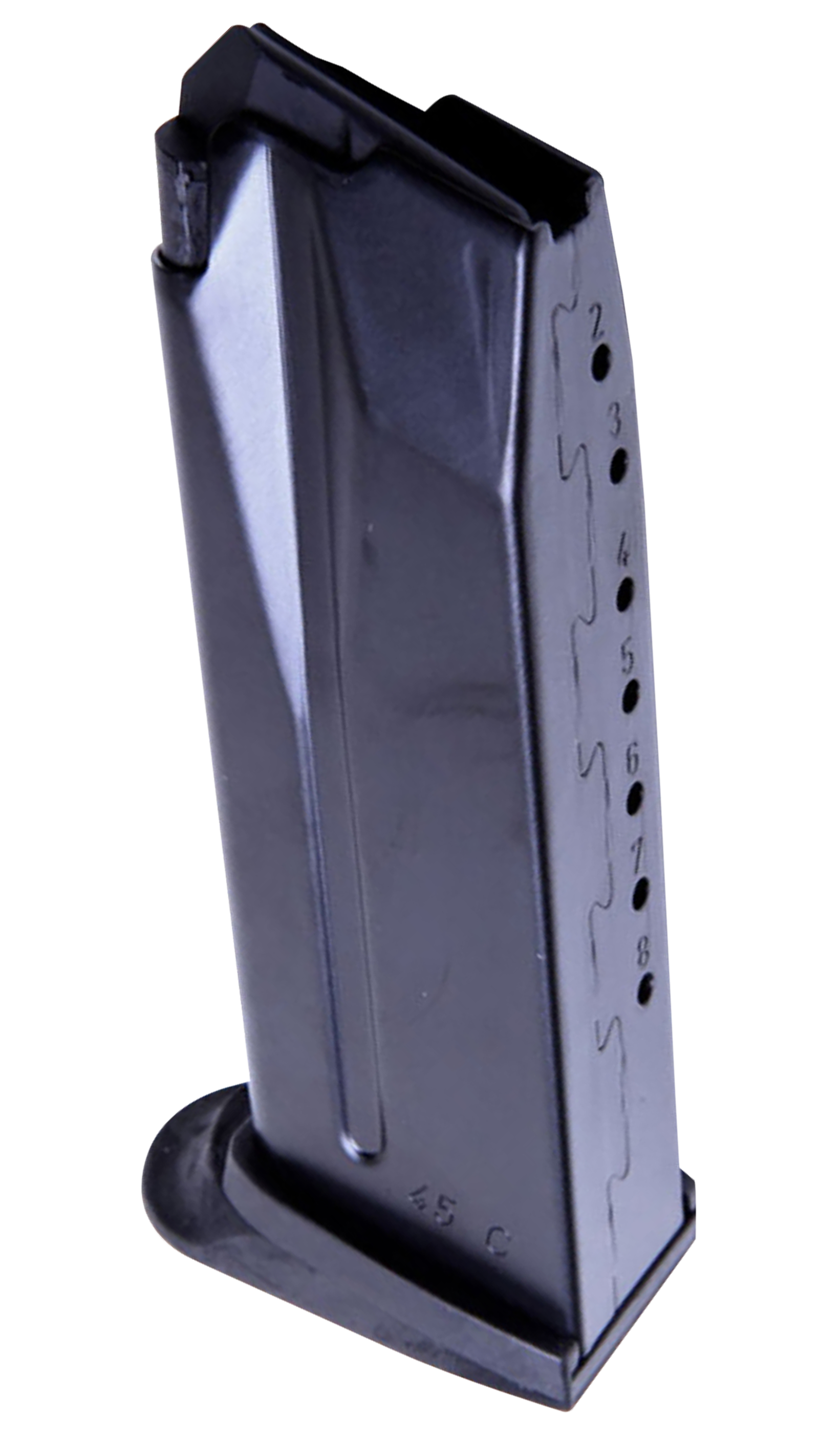 HK 50248621 45C  Black Detachable with Extended Floor Plate 8rd 45 ACP for H&K USP Compact/45 Compact