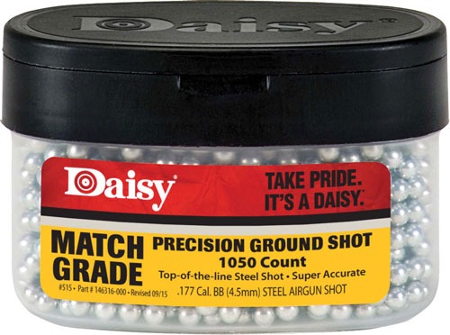 DAISY BB'S AVANTI MATCH GRADE 515 GROUND SHOT 1050/PK