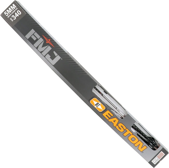 EASTON ARROW FMJ 5MM 340 W/ 2" BLAZER VANES 6-PACK