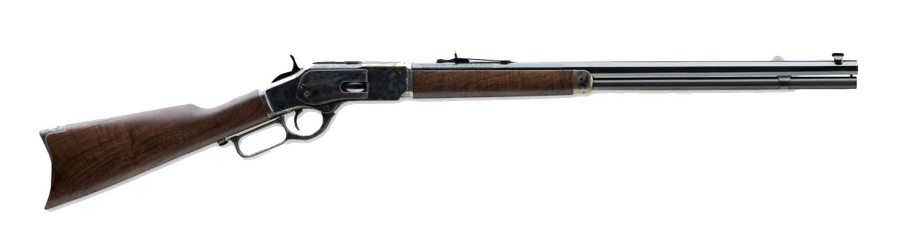 Winchester Guns 534202137 Model 1873 Short Rifle 357 Mag 10+1 20" Satin Oiled Walnut Fixed Straight Grip Stock Color Case Hardened Right Hand