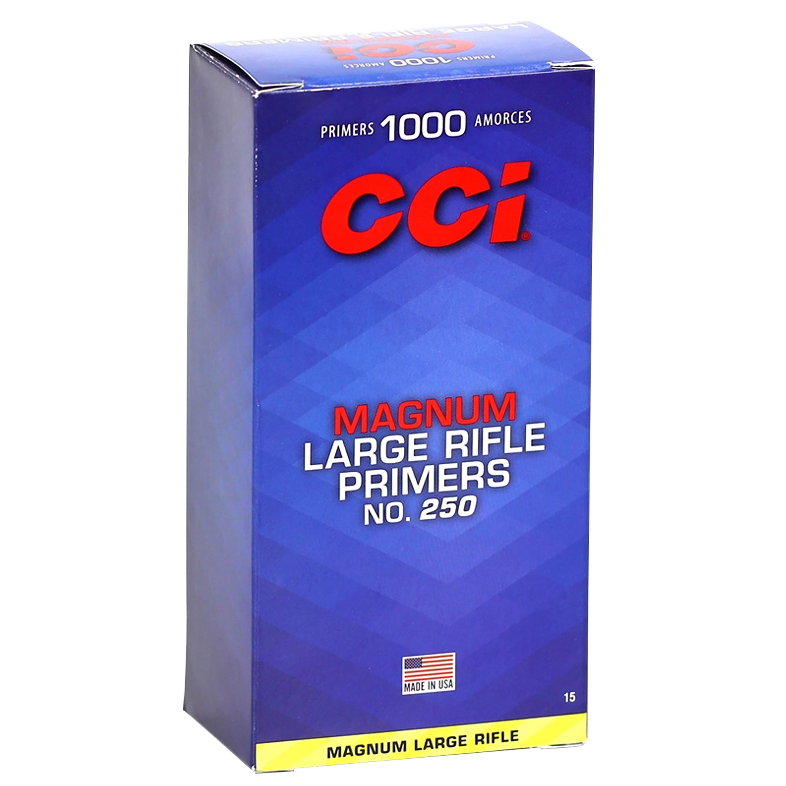 CCI 0015 Magnum Rifle No. 250 Large Rifle Multi Caliber 1000/Box