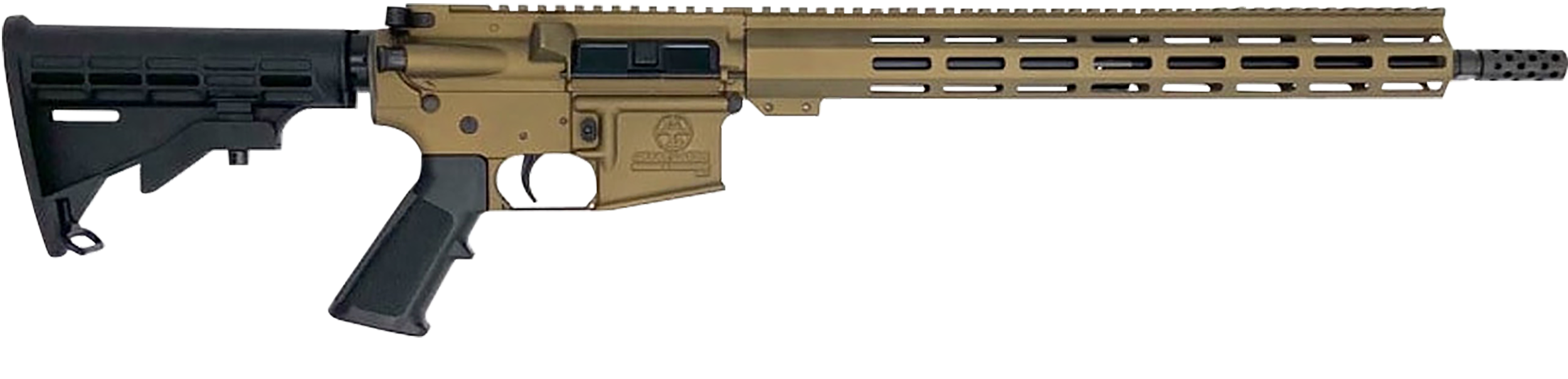 Great Lakes Firearms GL15400SSBRZ GL15  400 Legend 5+1 16.50" Stainless Barrel, Bronze Cerakote Picatinny Rail Aluminum Receiver, M-LOK Handguard, Black Synthetic Stock Black Mil-Spec Grip