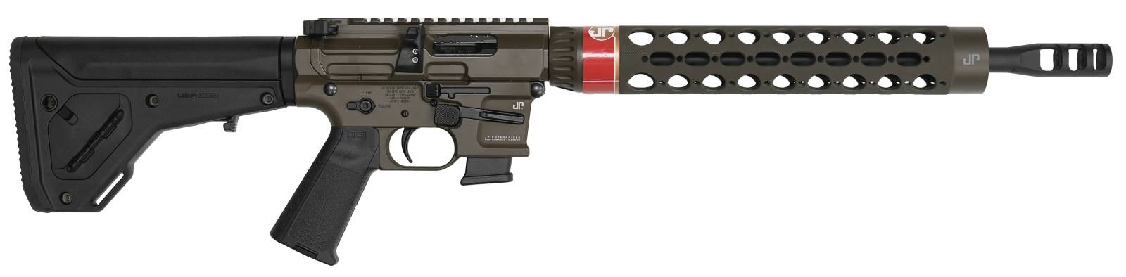 JP Enterprises JP-5 Dual-Charge 9mm 14.5" OD Green 10RD Mag-img-0