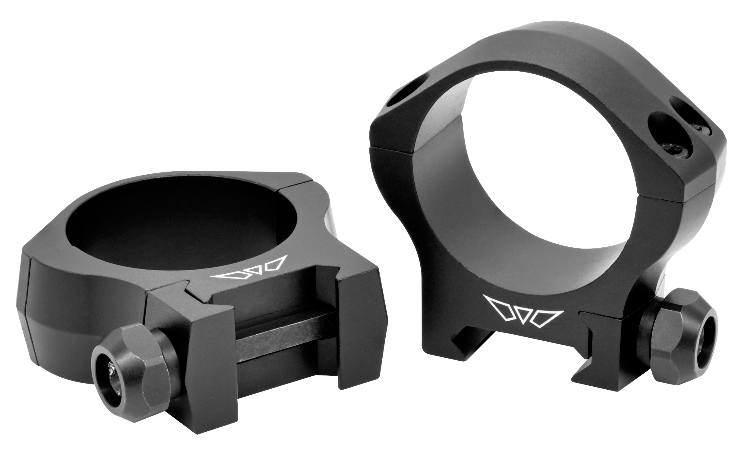Warne 7220M Scope Rings Mountain Tech Matte Black 34mm Low 0 MOA