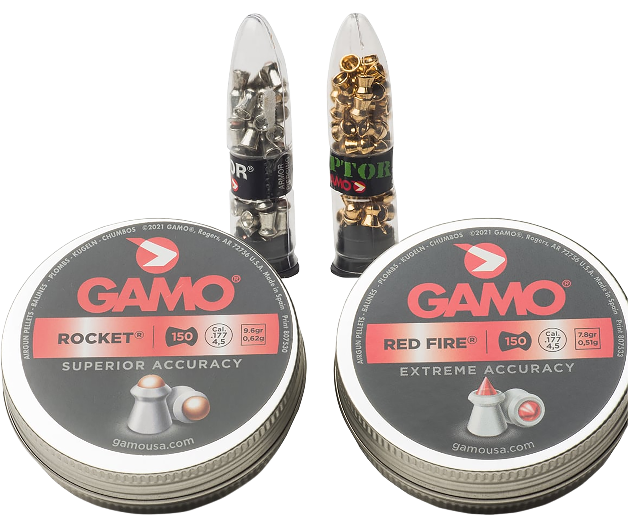 Gamo 632092854 High Performance Combo 177 Lead 400/Pkg