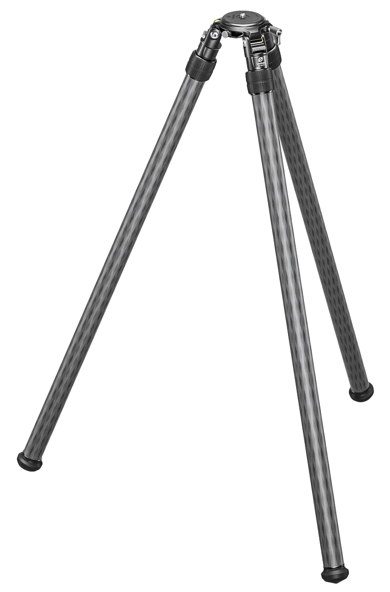 Leofoto Usa SO-362CX Inverted 2 Section Carbon Fiber Tripod Tripod 5.43"-64.49" High Black Aluminum