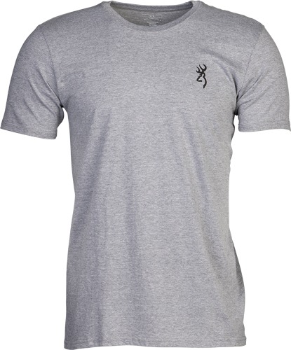 BROWNING SS T-SHIRT HUNT TOUGH HEATHER GRAY XLARGE
