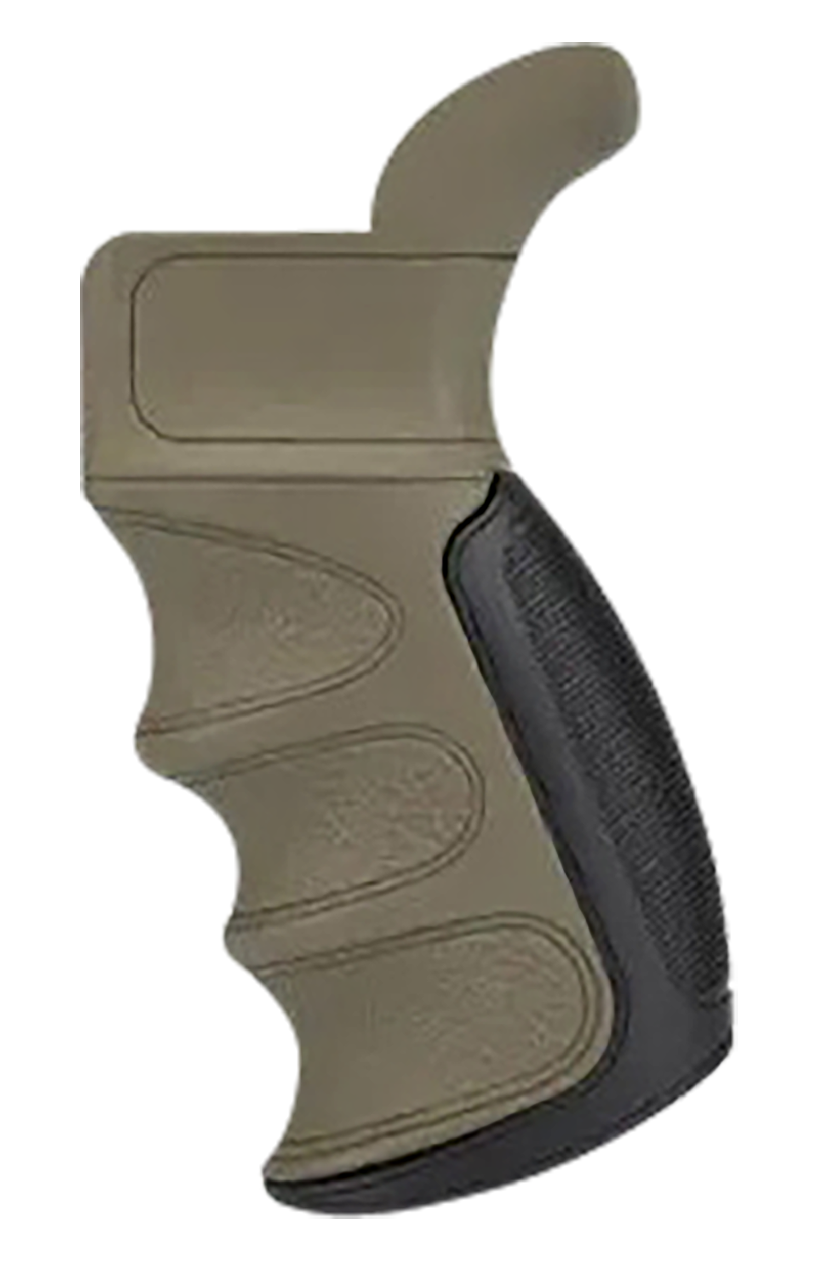 ATI Outdoors A5202347 X1 Flat Dark Earth Suregrip Rubber with Finger Grooves Fits AR Platform