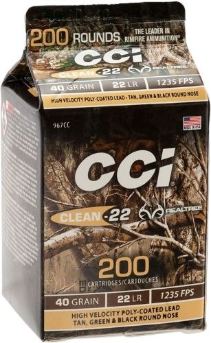 CCI Clean-22 22 LR 40gr LRN 200rd Box