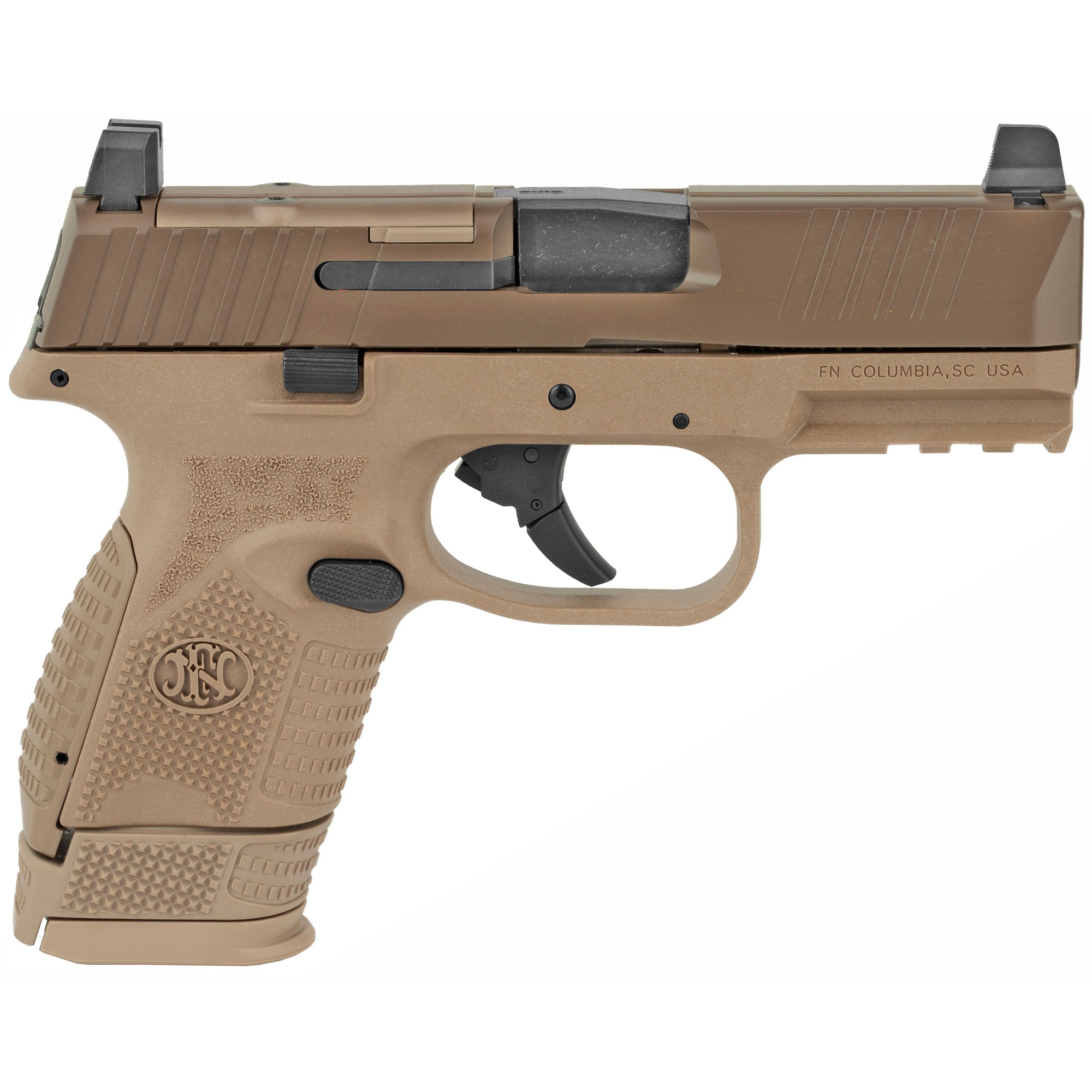 FN 509 COMPACT MRD 9MM 3.7" 15RD FDE