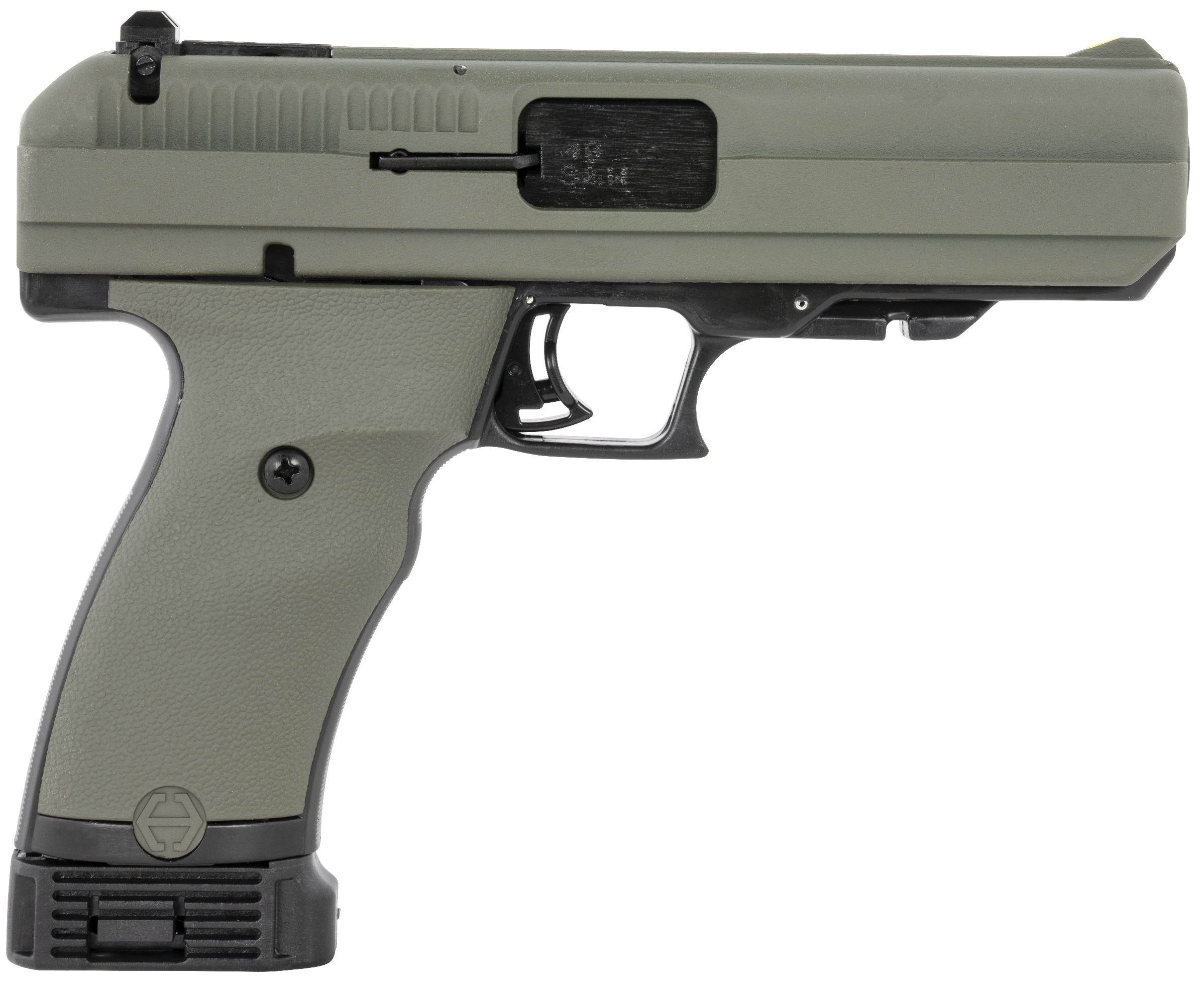 Hi-Point 34010OD JCP  40 S&W 10+1 4.50" Black Barrel, OD Green Steel Serrated Slide, OD Green Polymer Frame, OD Green Polymer Grip, Right Hand