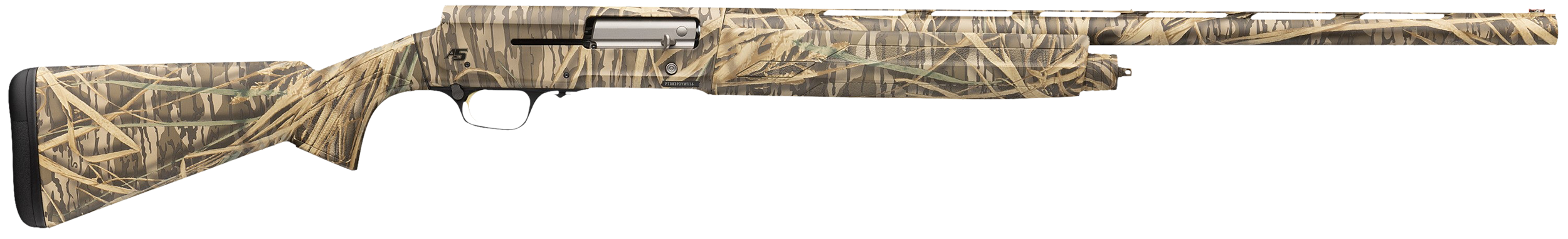 Browning 0119342005 A5  12 Gauge Semi-Auto 3.50" 4- 2.75" Shells 26" Mossy Oak Original Shadow Grass Vent Rib Barrel, Humpback Aluminum Receiver, Adjustable Composite Stock, Invector-DS Chokes