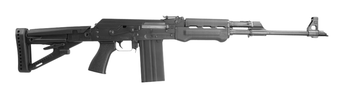 Zastava Arms Usa ZR77308BP ZPAP M77 308 Win/7.62x51mm 20+1 19.70" Black Threaded Barrel, 1.5mm Bulged Trunnion Receiver, Polymer Handguard, Adj. Promag Synthetic Stock, TangoDown Battlegrip Grip