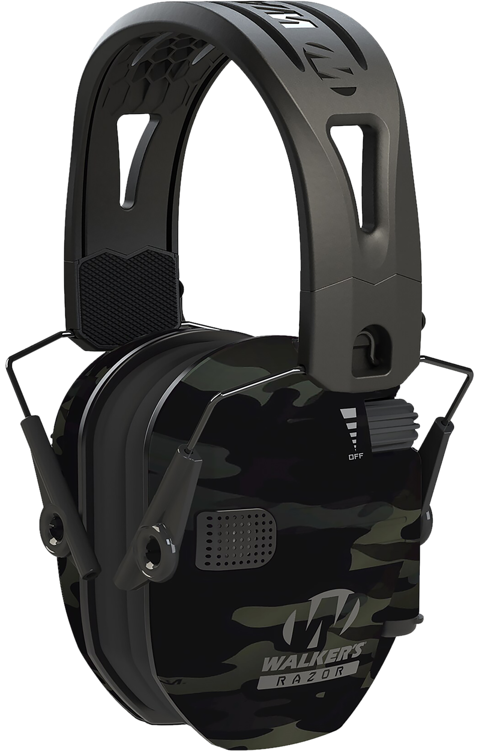 Walker's GWPRSEMRHMCCG Razor Tacti-Grip 23 dB Over the Head Gray MultiCam/Black Polymer