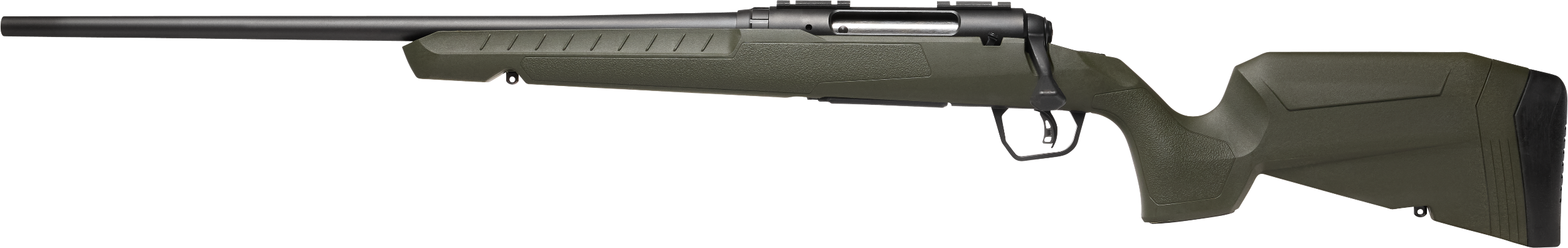 Savage Arms 32071 Axis 2 223 Rem 4+1 22" Matte Black Sporter Barrel, Matte Black Drilled & Tapped Steel Receiver, Fixed Green Synthetic Stock, Left Hand