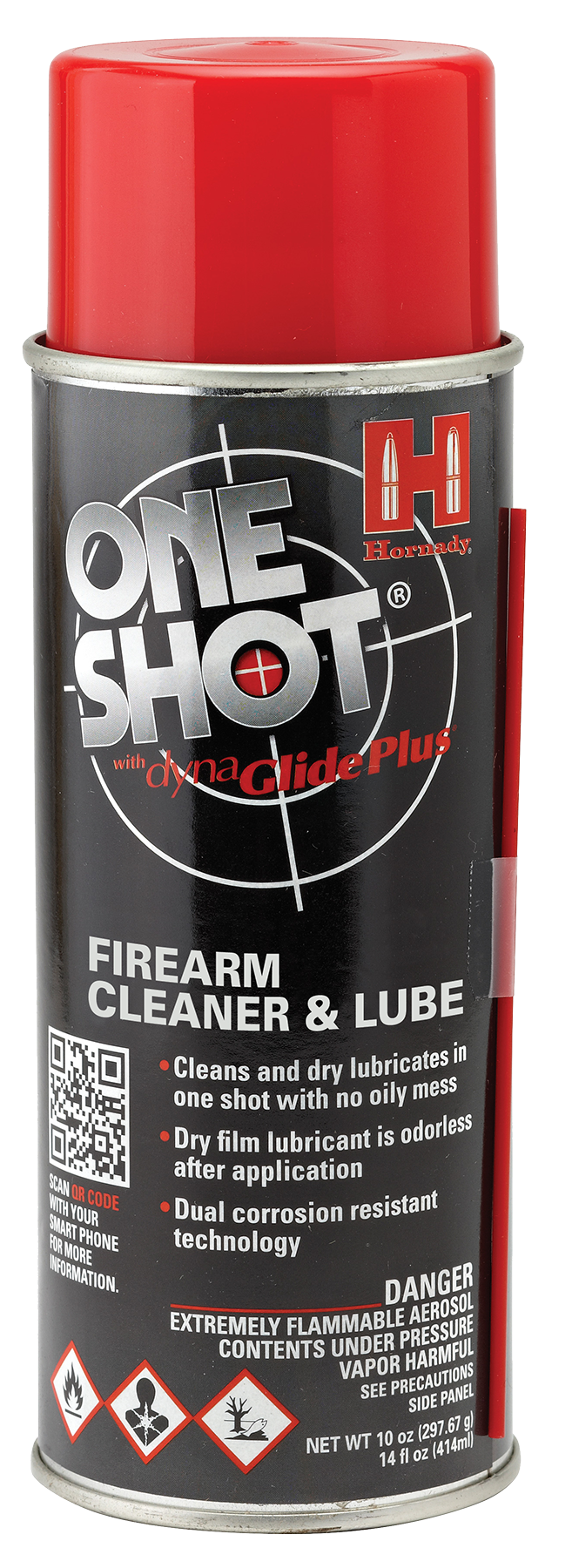 Hornady 99901 One Shot Gun Cleaner & Lube Against Corrosion & Lubricates 10 oz Aerosol