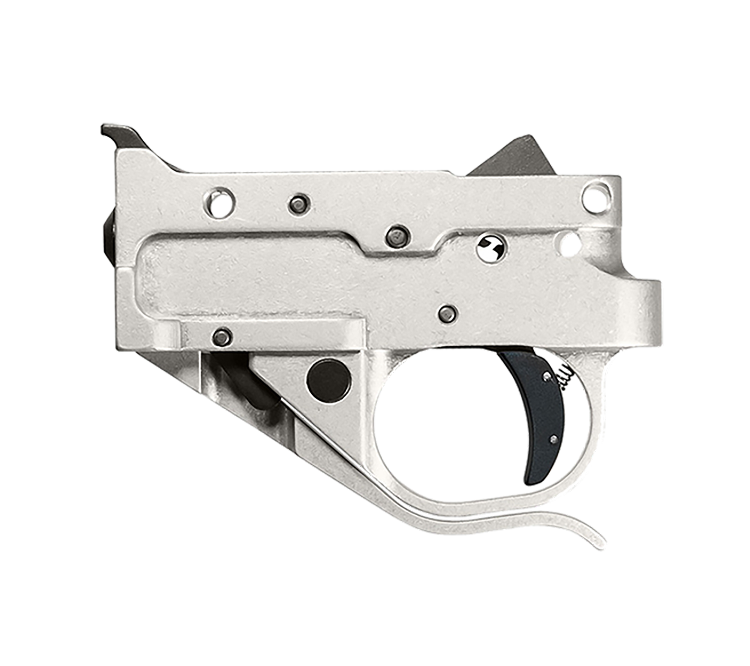 Timney Triggers 10221C16 Replacement Trigger  Single-Stage Curved Trigger with 2.75 lbs Draw Weight & Silver/Black Finish for Ruger 10/22