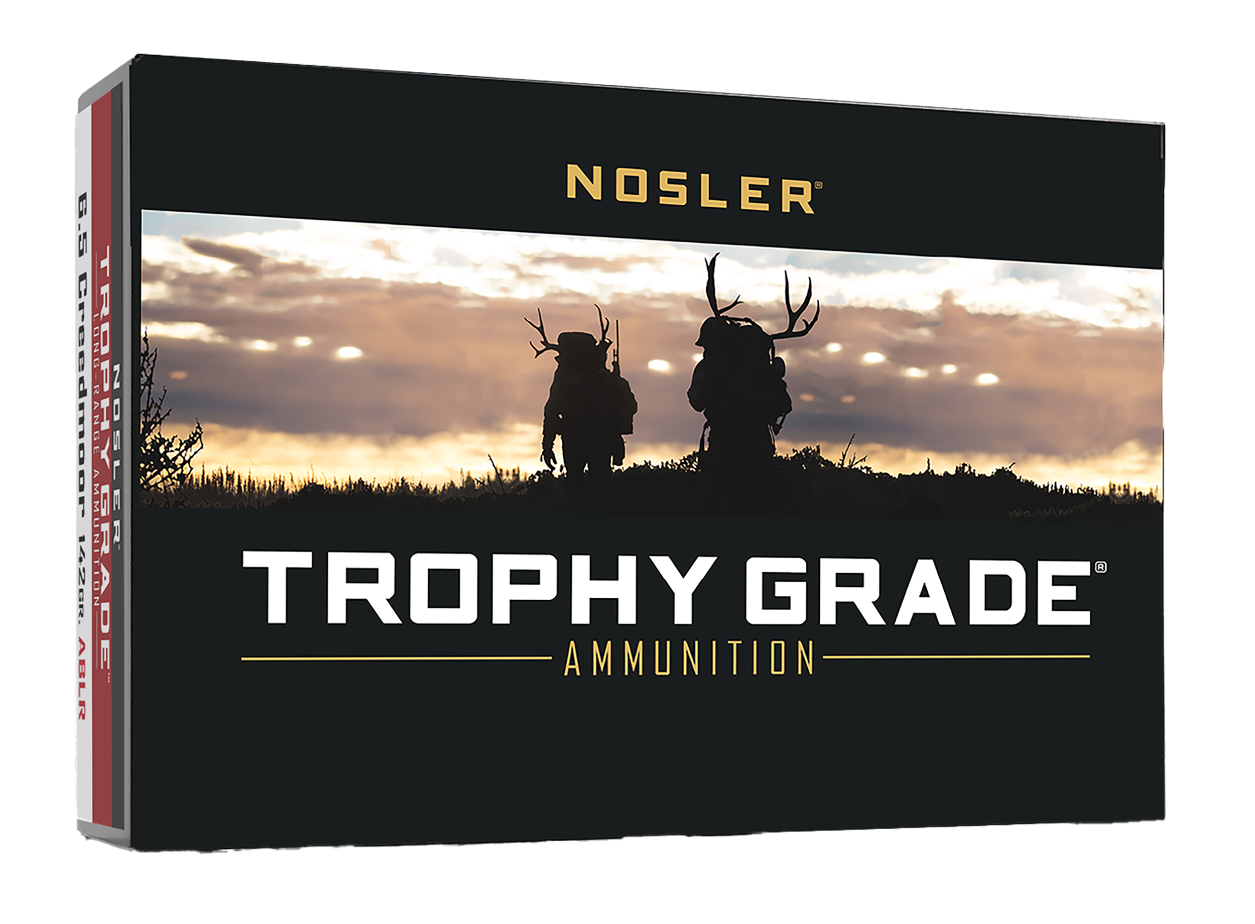 Nosler 60105 Trophy Grade Long-Range 6.5Creedmoor 142gr Nosler Spitzer AccuBond Long Range 20 Per Box/10 Case