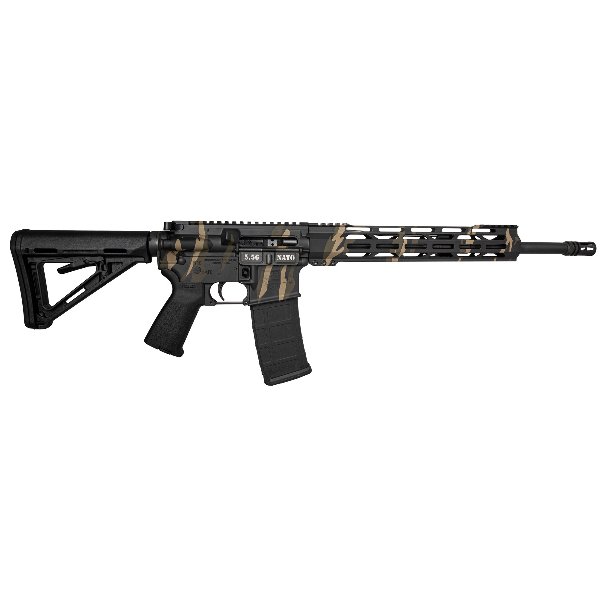 DBF DB15 556 16" MLOK 30RD TGR STRP