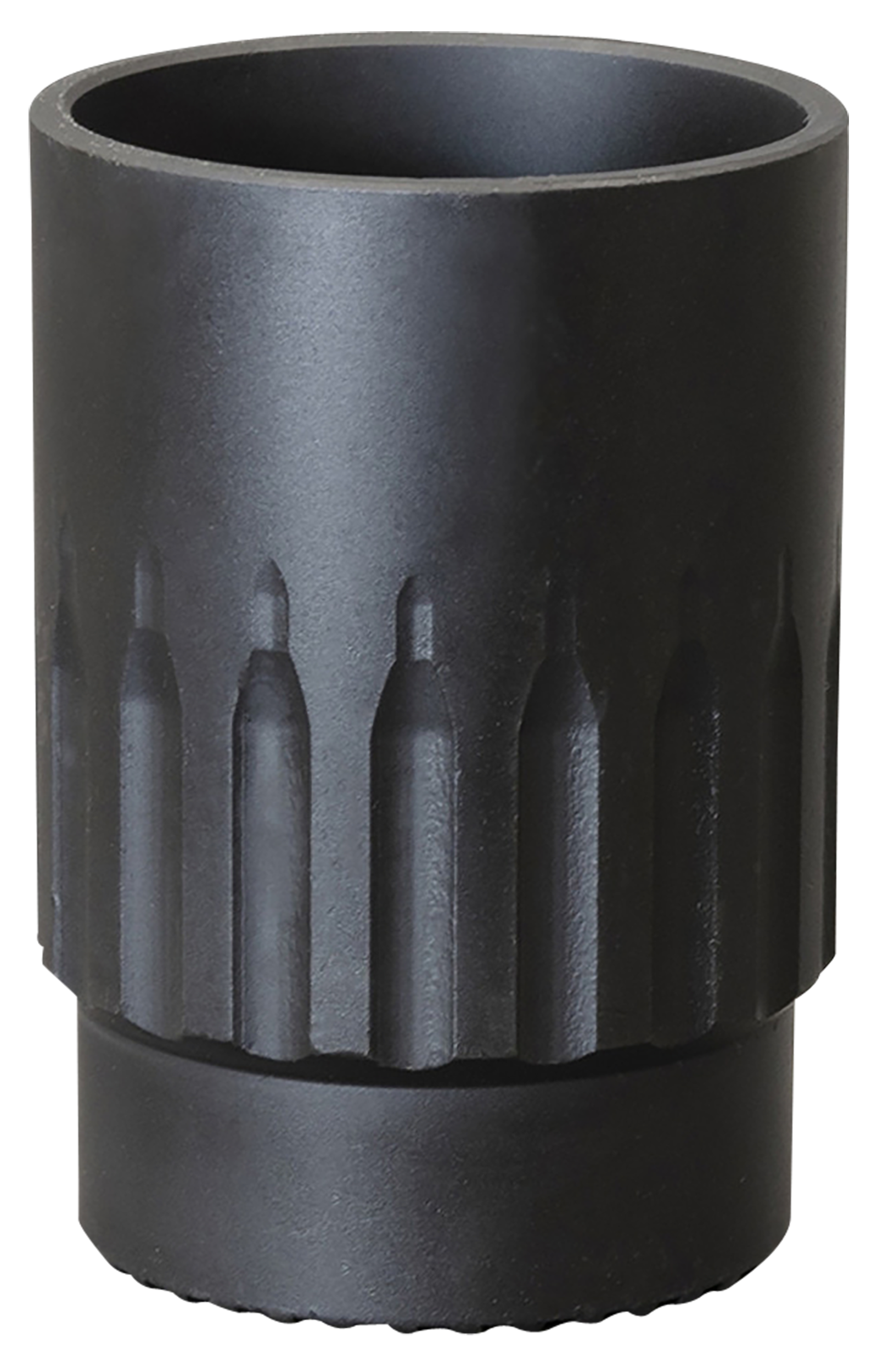 Yankee Hill 3130 Blast Deflector QD Short 30 Cal Black Steel with 2.19" OAL for YHM QD Mounts