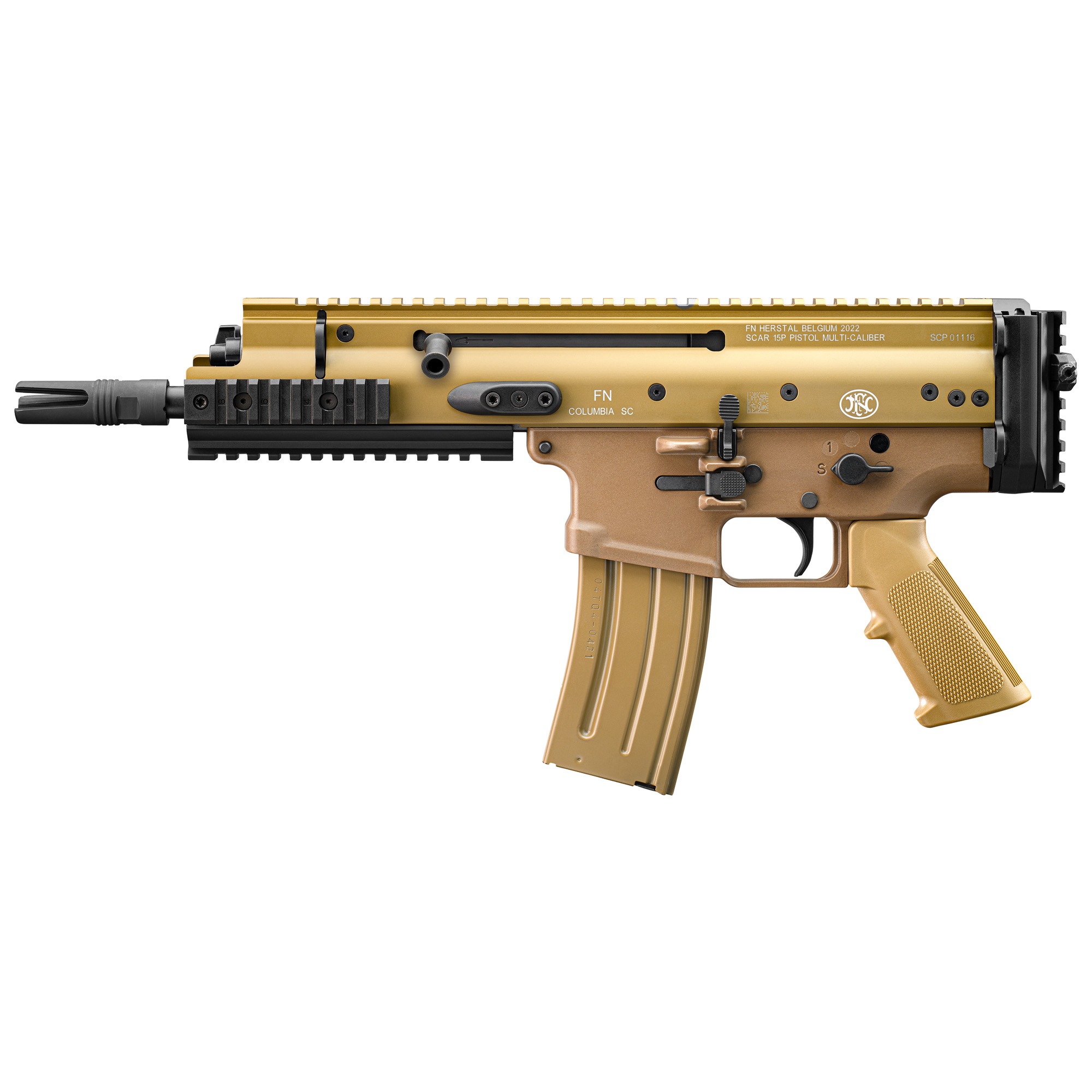FN SCAR 15P 5.56 NATO 7.5" 10rd FDE Pistol