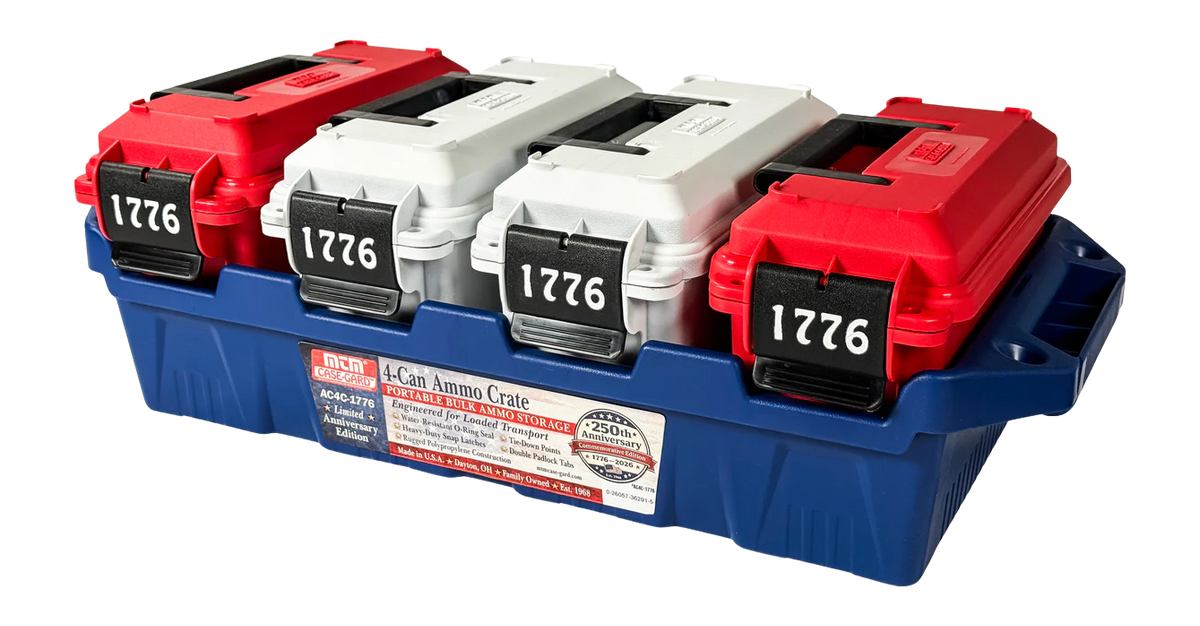 MTM 1776 Limited Edition 30 Cal Ammo Crate with 4 Ammo Cans