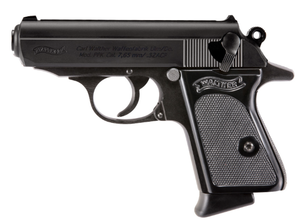 WALTHER PPK BLK 32ACP 3.3"BBL 2-6RD