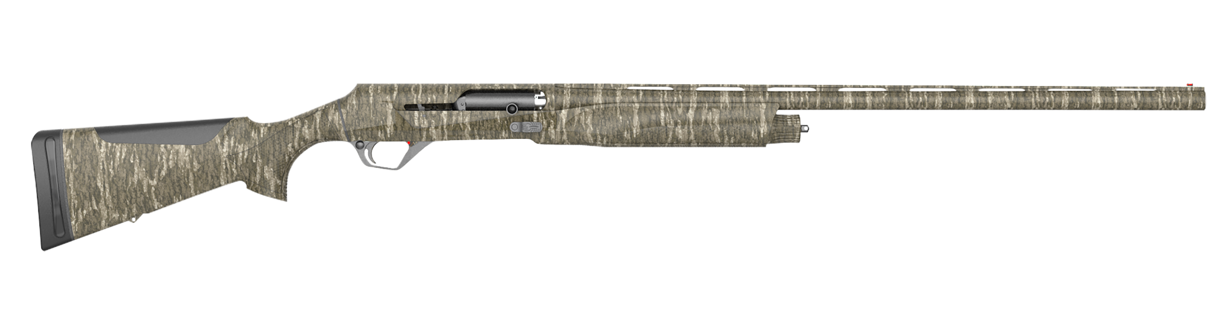 Retay USA RACEMBL26 Ace Type R 12 Gauge Semi-Auto 3.50" 3- 2.75" Shells 26" Overall Mossy Oak Bottomland Vent Rib Barrel, Drilled & Tapped Receiver Adj Shim Synthetic Stock