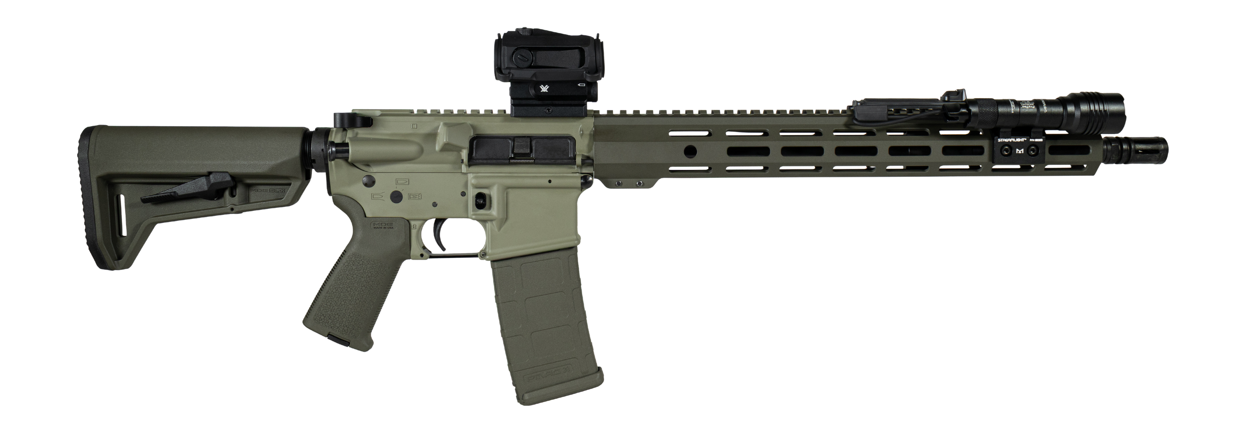 Shark Coast Tactical Grassy Knoll Bundle 5.56 NATO 16" 30rd OD Green Rifle