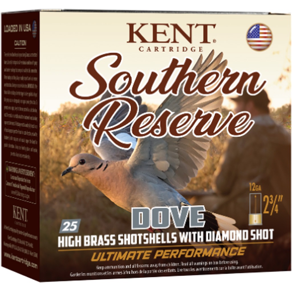 Kent Southern Reserve Dove Load 12 GA 2.75" 1-1/8oz #7.5 25rd Box