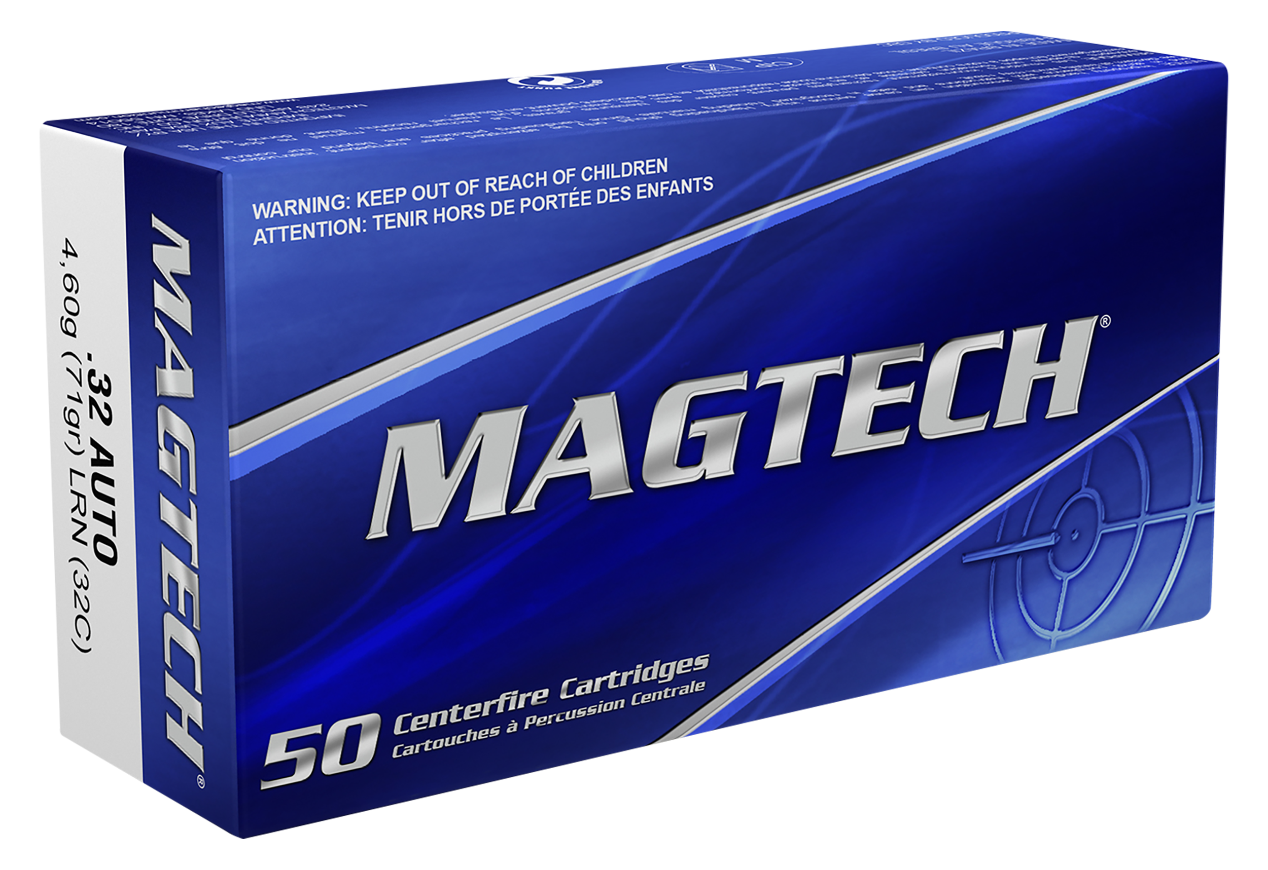 Magtech 32C Range/Training  32ACP 71gr Lead Round Nose 50 Per Box/20 Case