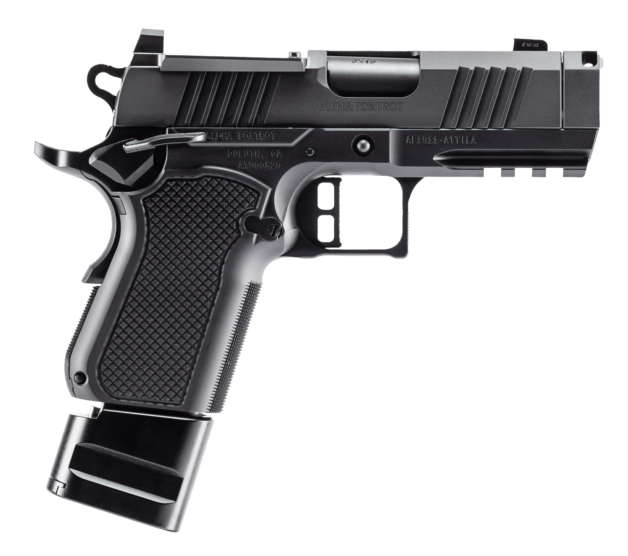 AF AA46X1QII-XDBK20-NVC AF1911 ATTILA 9MM 3.5 20R