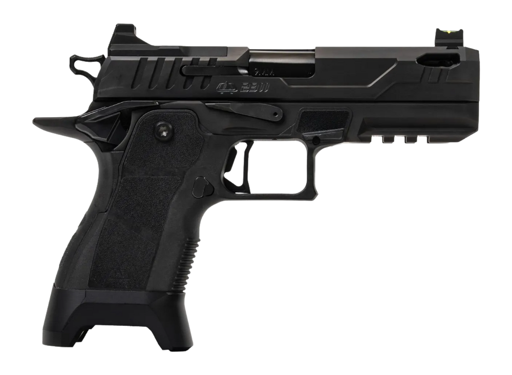 Oa Defense  2311 Pro w/Plus Kit Compact Frame 9mm Luger 17+1 4.25" Black DLC Black Steel Optic Ready/Serrated Slide, Black Aluminum Frame w/Picatinny Rail, Black Polymer Grip, Ambidextrous