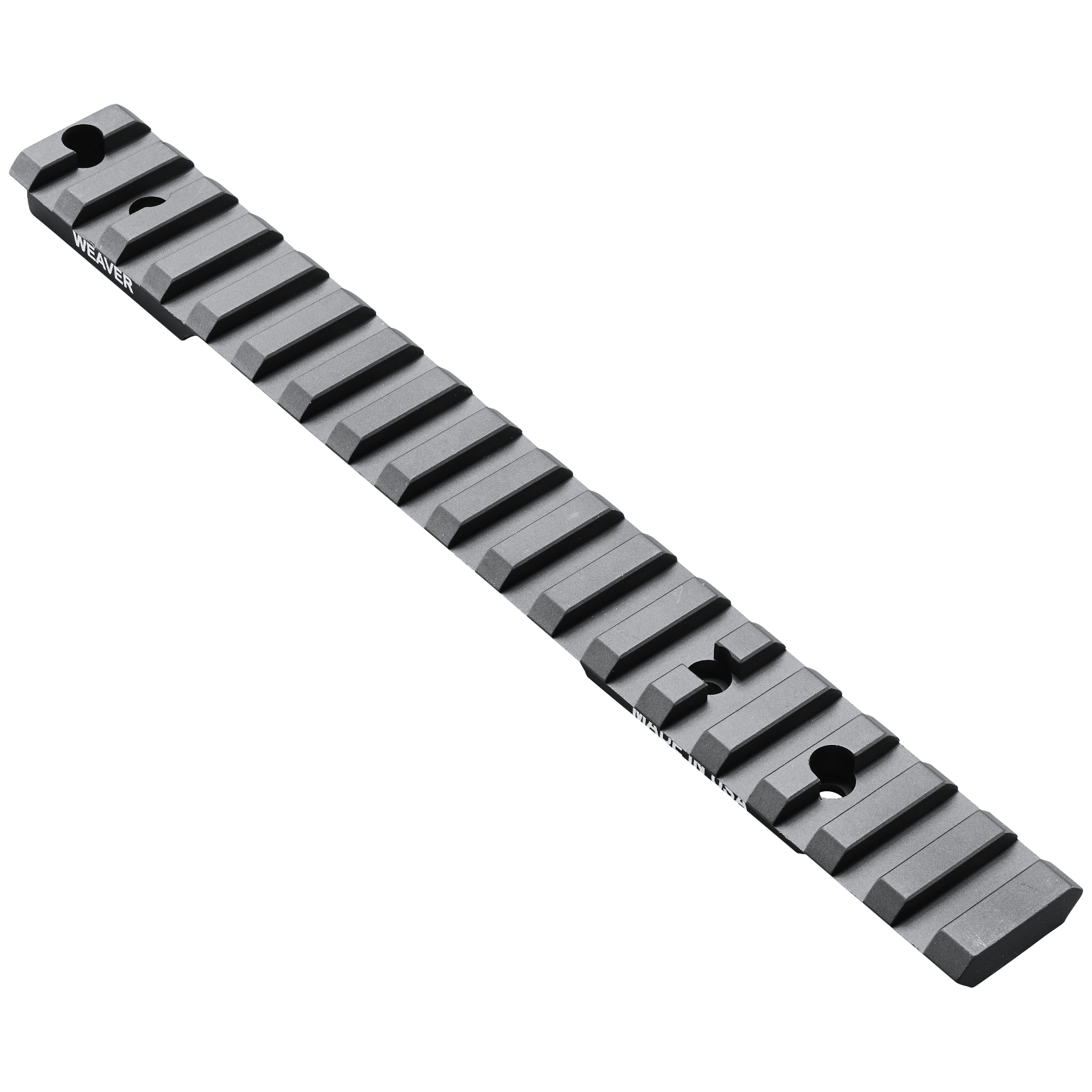 Weaver Mounts 99502 Multi-Slot Base  Extended Black Anodized Aluminum Fits Remington 700/Howa 1500 Long Action 20 MOA