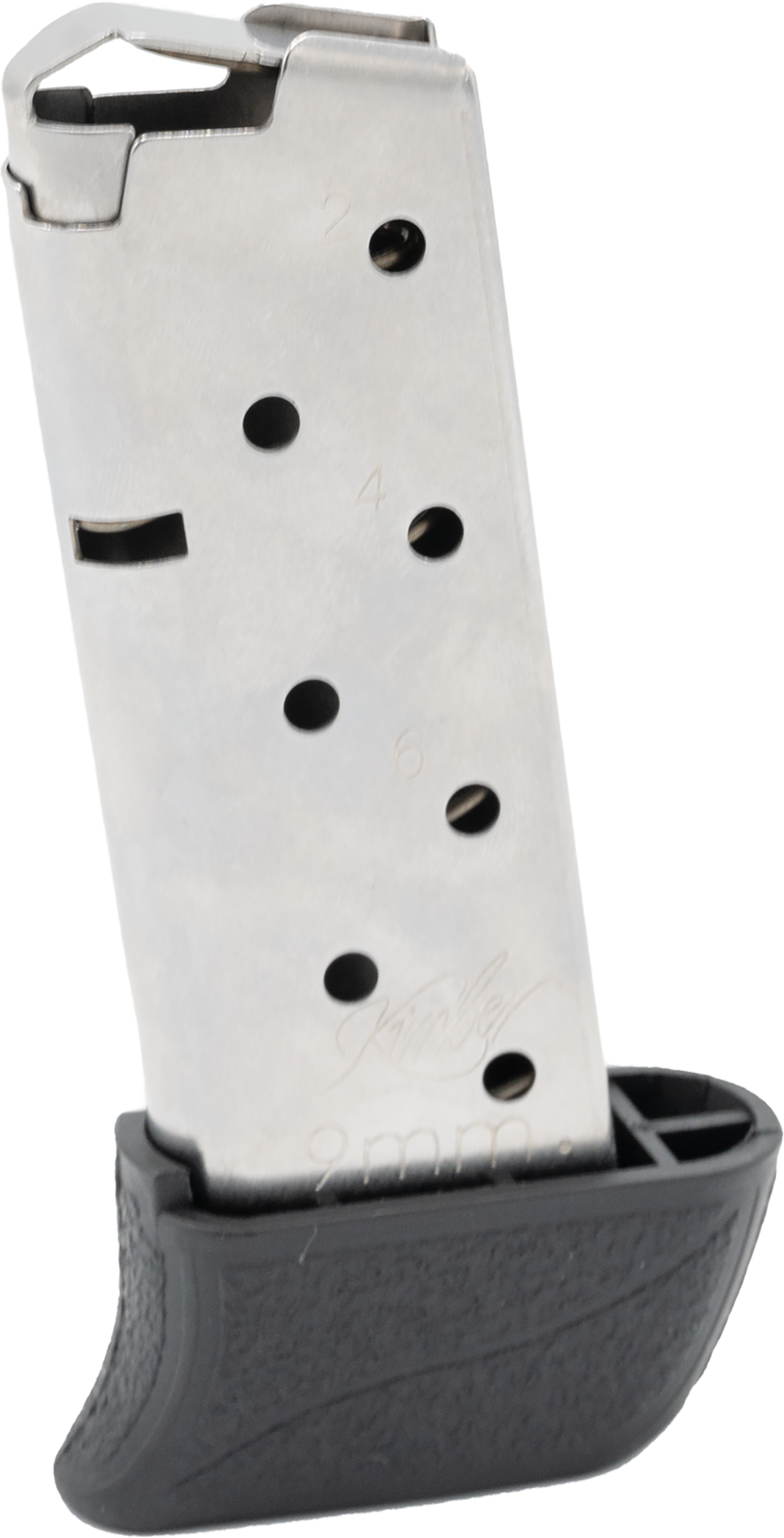 Kimber Mfg, Inc 1200848A Micro 9  8rd Extended 9mm Luger Silver Stainless Steel