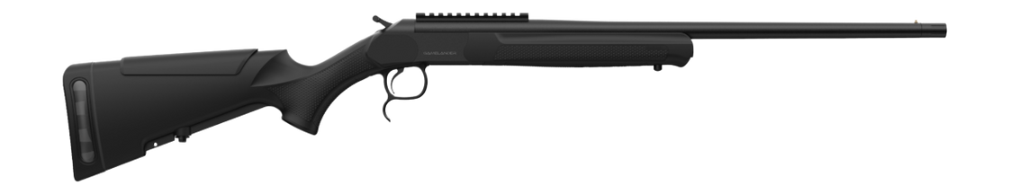 Retay USA GML65BLK20 Gamelander 6.5 Creedmoor 1rd 20" Black Chrome Single Shot Barrel, Black Chrome Steel Receiver w/Picatinny Rail, Matte Black Adjustable Cheek Piece Synthetic Stock, Ambidextrous