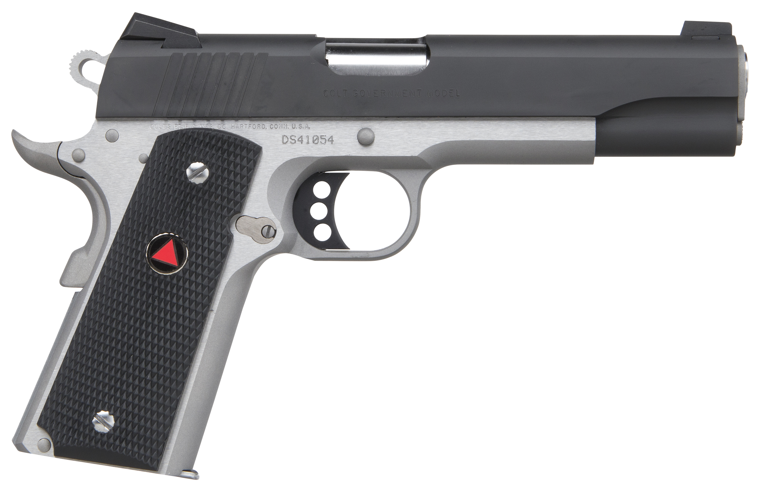 Colt Mfg O2020XETT 1911 Delta Elite 10mm Auto Caliber with 5" Barrel, 8+1 Capacity, Stainless Steel Finish Frame, Serrated Black Carbon Steel Slide & Black Polymer with Integrated Delta Medallion Grip