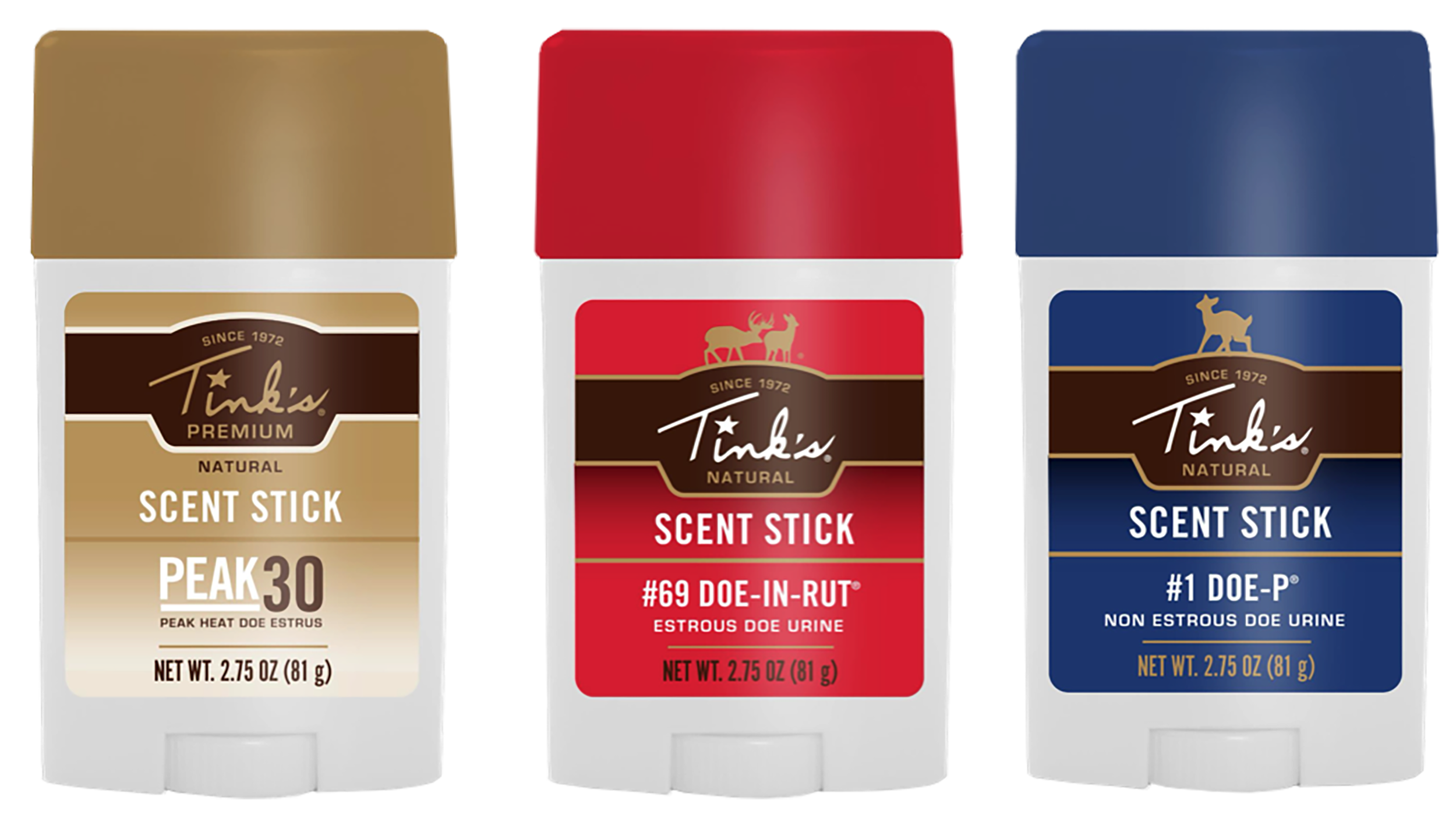 Tinks W6233 Tinks Deer 2.75 oz Stick 3 Pack