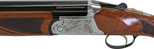 IVER JOHNSON 600 O/U 12GA 3" 30"VR SILVER WALNUT EJECTORS