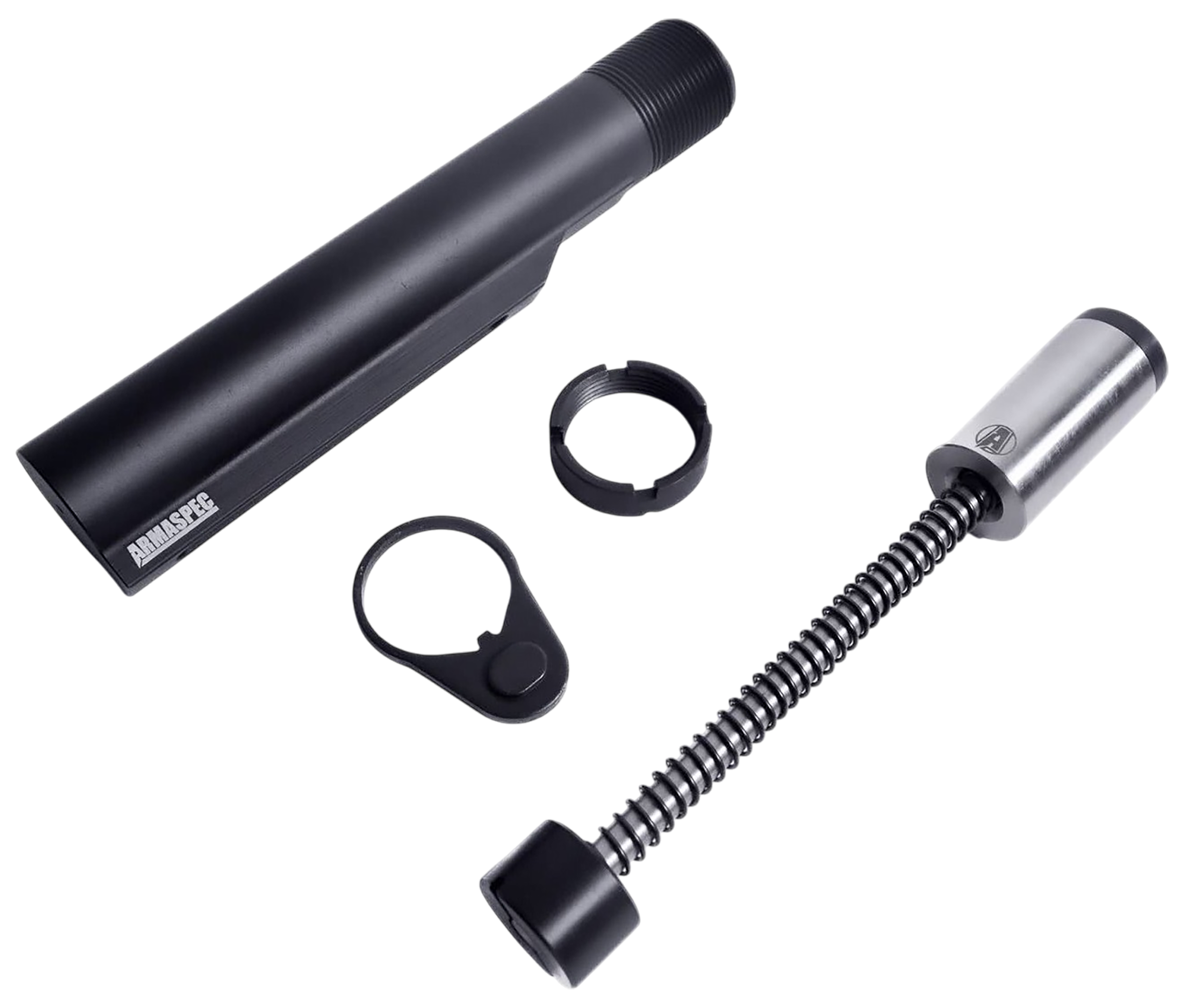 Armaspec ARM268-9 SMB-9 Buffer Kit Black/Silver AR-15 Gen3