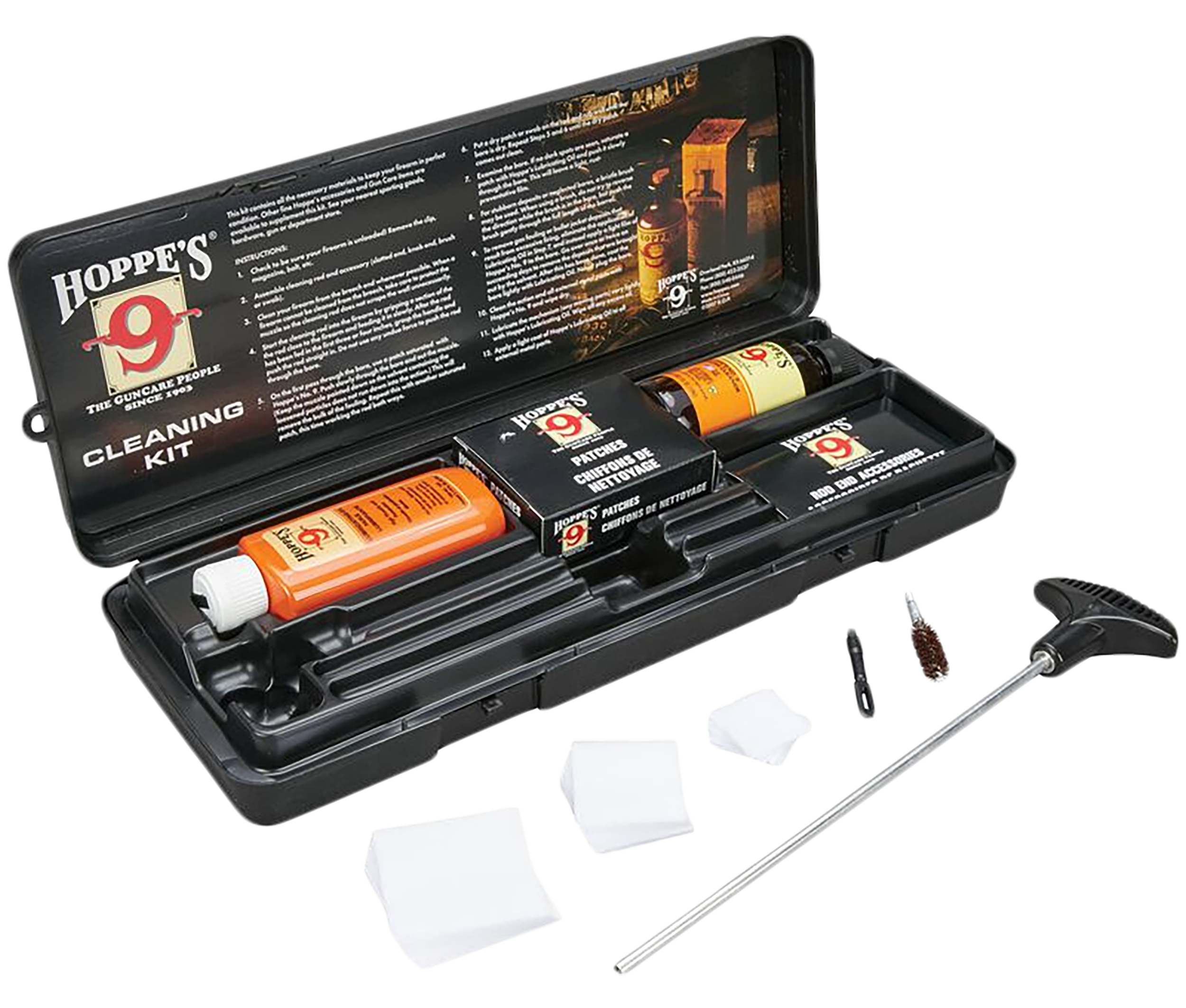 Hoppe's PCO Pistol Cleaning Kit All-Caliber Storage Box Included