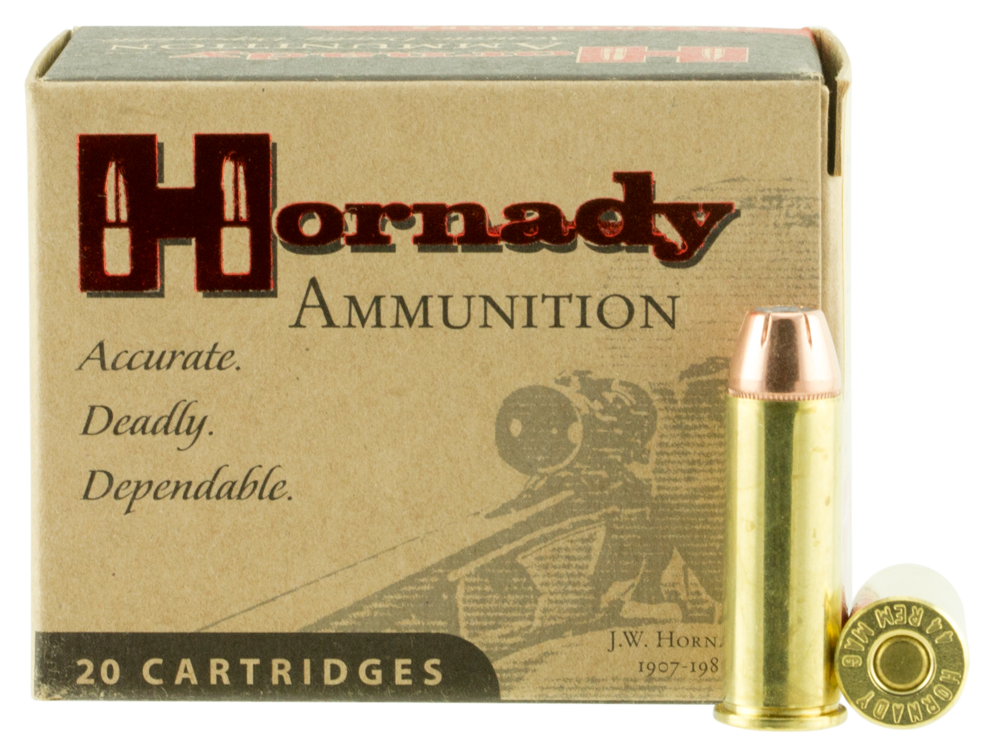 Hornady 9080 Custom 44RemMag 200gr Hornady XTP Hollow Point 20 Per Box/10 Case