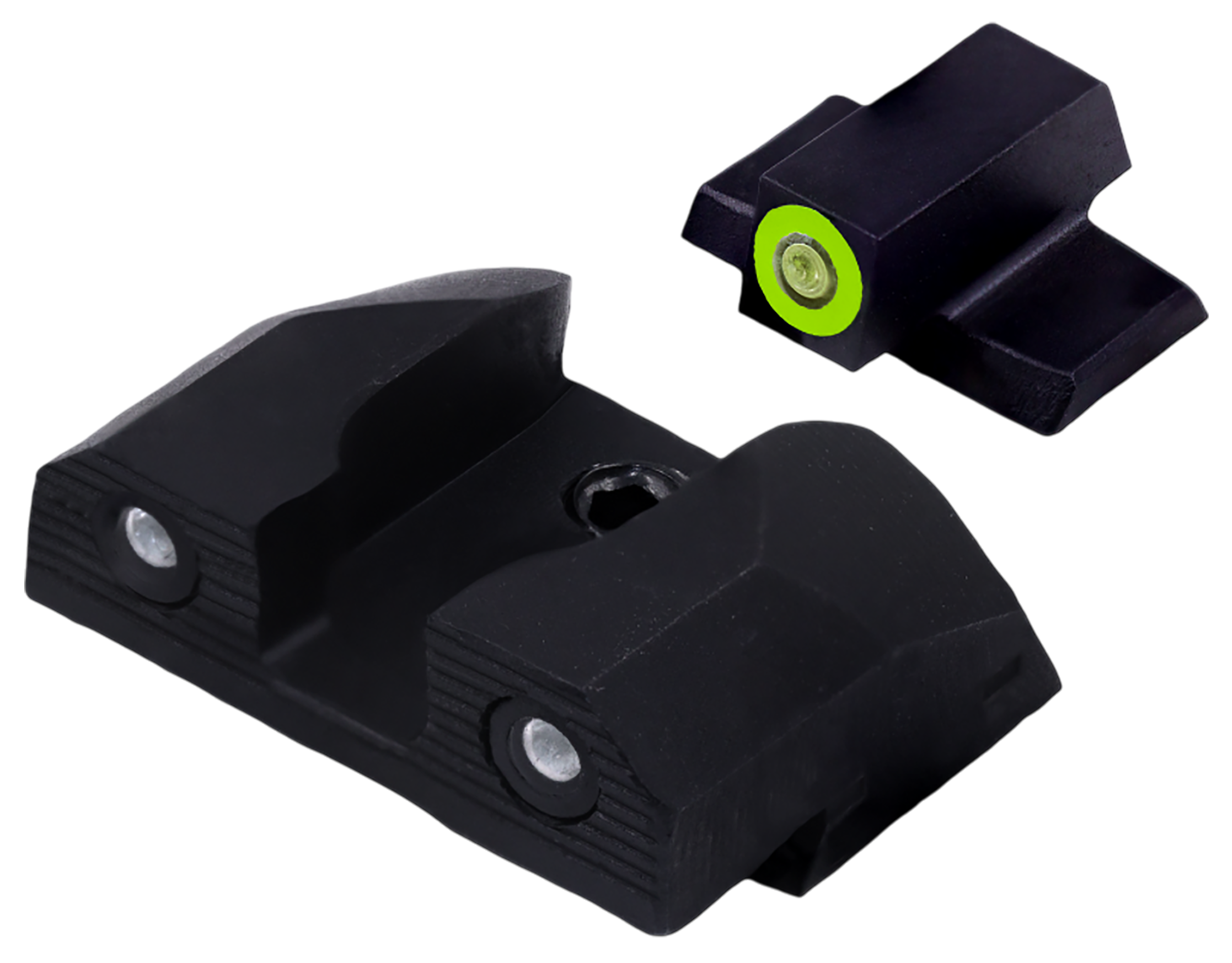 XS Sights SWR209S6G R3D 2.0 Green Tritium Front/Black Oxide Frame, Fits S&W Bodyguard 2.0