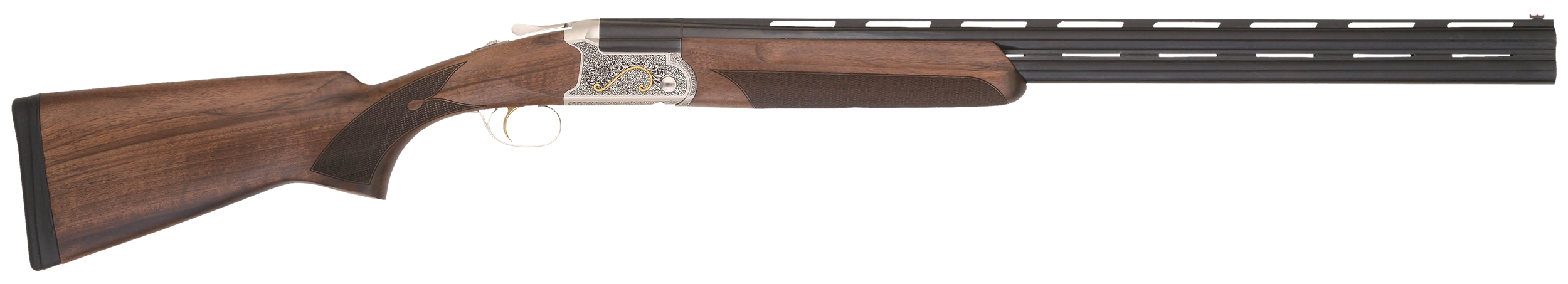 TriStar 33134 Trinity II Full Size 20 Gauge Break Open 3" 2rd 28" Black Over/Under Vent Rib Barrel, Acid Etched w/24K Gold Inlay Stainless Steel Receiver, Fixed Turkish Walnut Stock, Right Hand