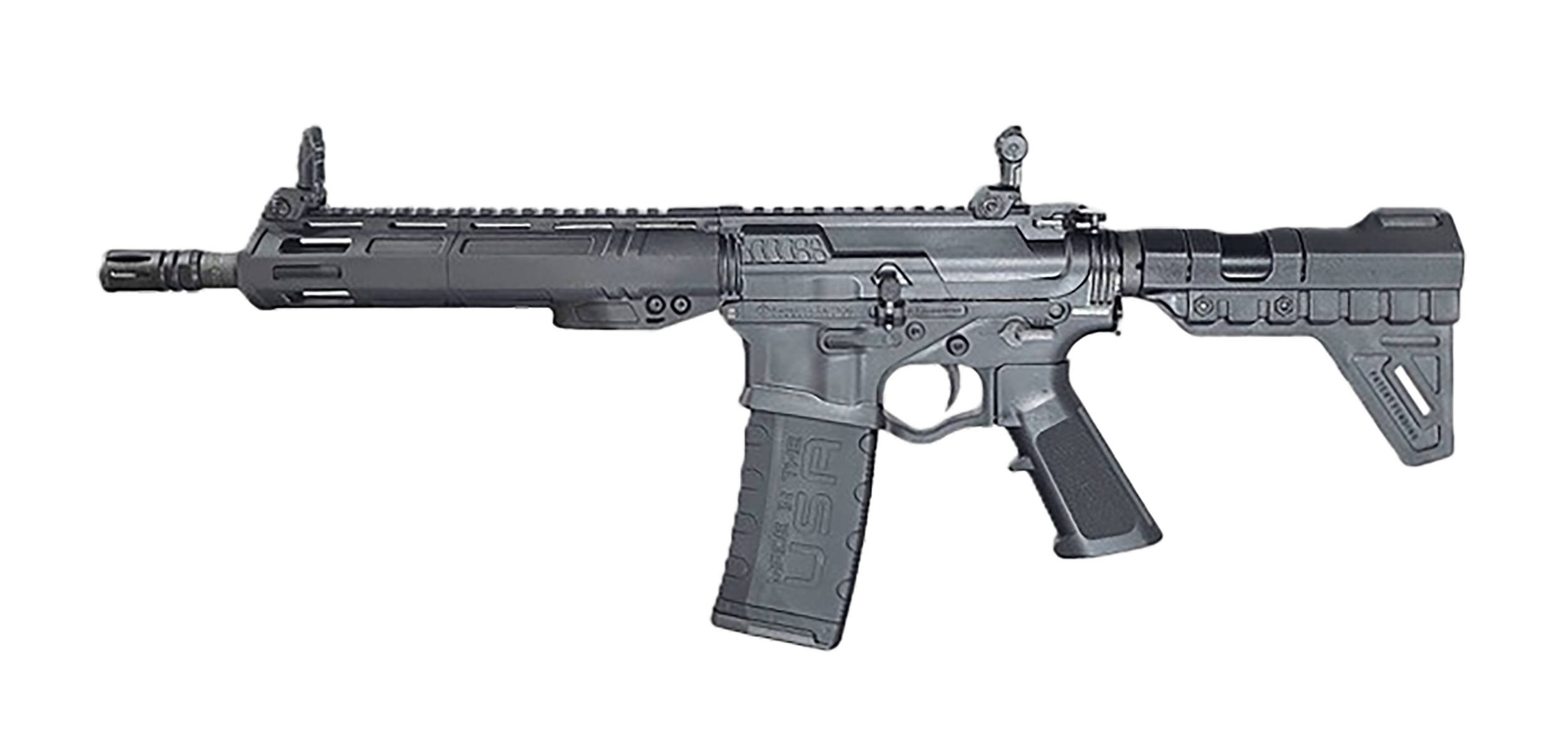 ATI ATIGAX3009ML105 Alpha Maxx  300 Blackout 30+1 10.50" Black Threaded Barrel, Black Polymer Receiver w/Picatinny Rail, M-LOK Handguard, Black Polymer Blade, A2 Grip