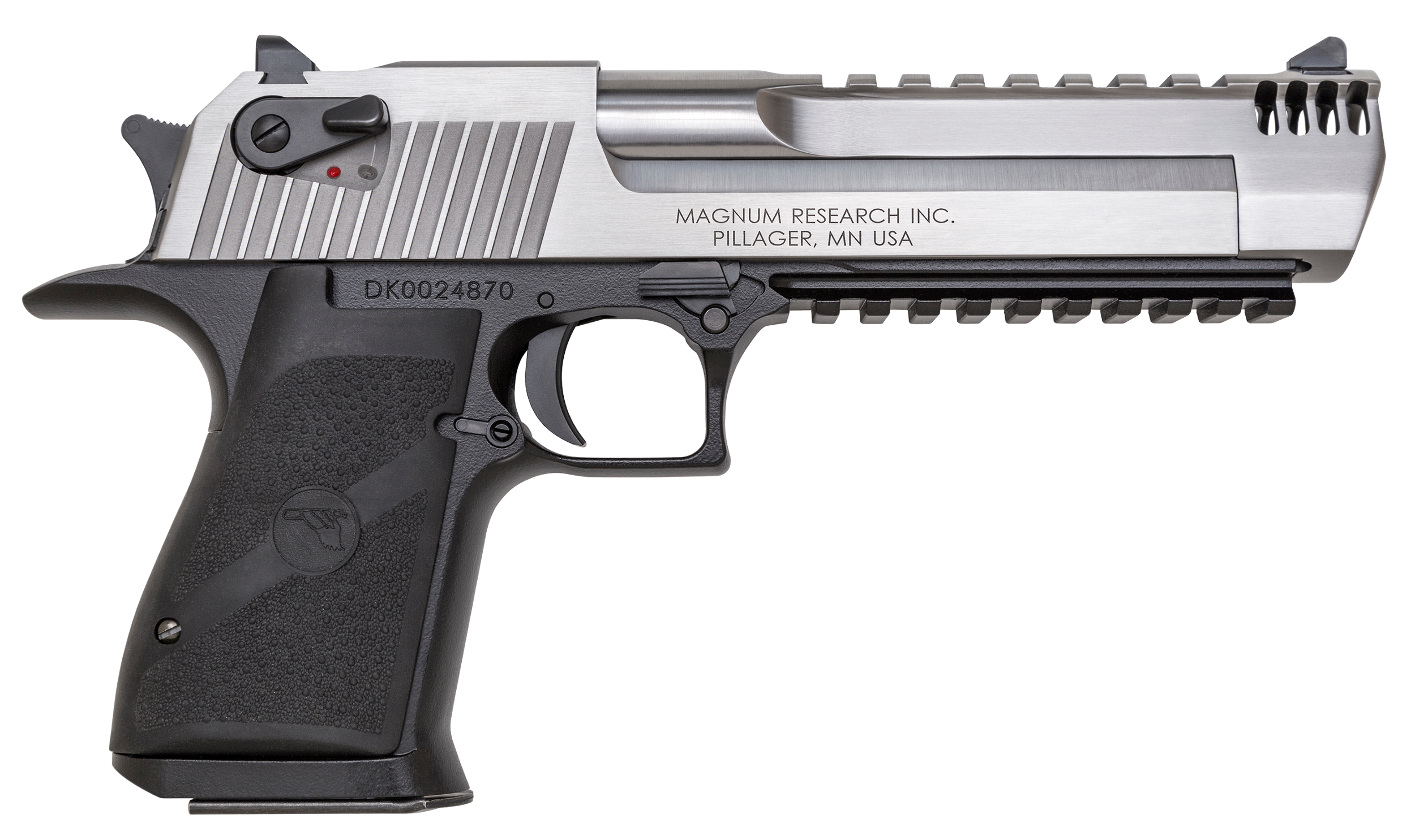 Magnum Research DE357ASIMB Desert Eagle Mark XIX L6 357 Mag 6" 9+1 Black Hardcoat Anodized Aluminum Frame Stainless Steel Slide Black Polymer Grip