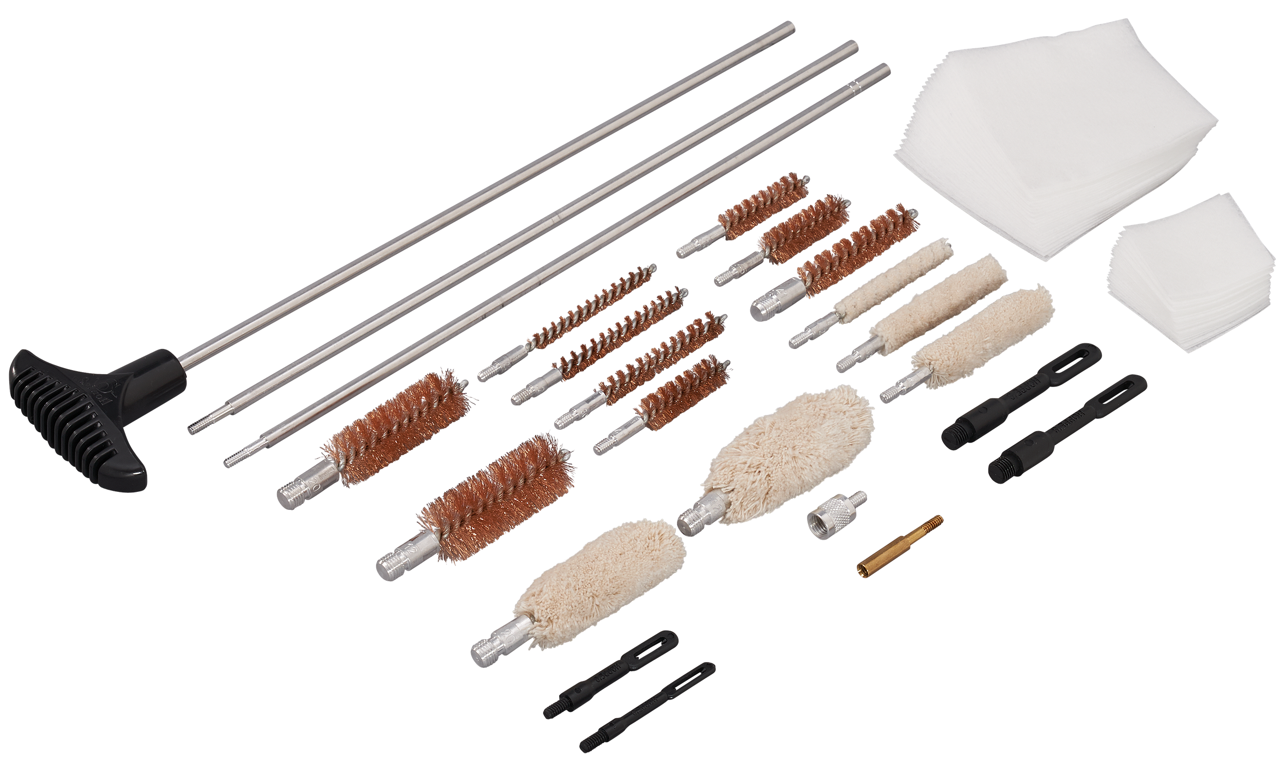Hoppe's UAC76 Universal Accessory Cleaning Kit Multi-Caliber/Silver Hard Case