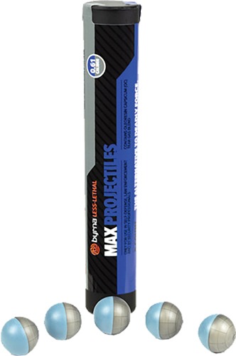 BYRNA MAX PROJECTILES 5 COUNT TUBE .61 CAL FITS CL LAUNCHER
