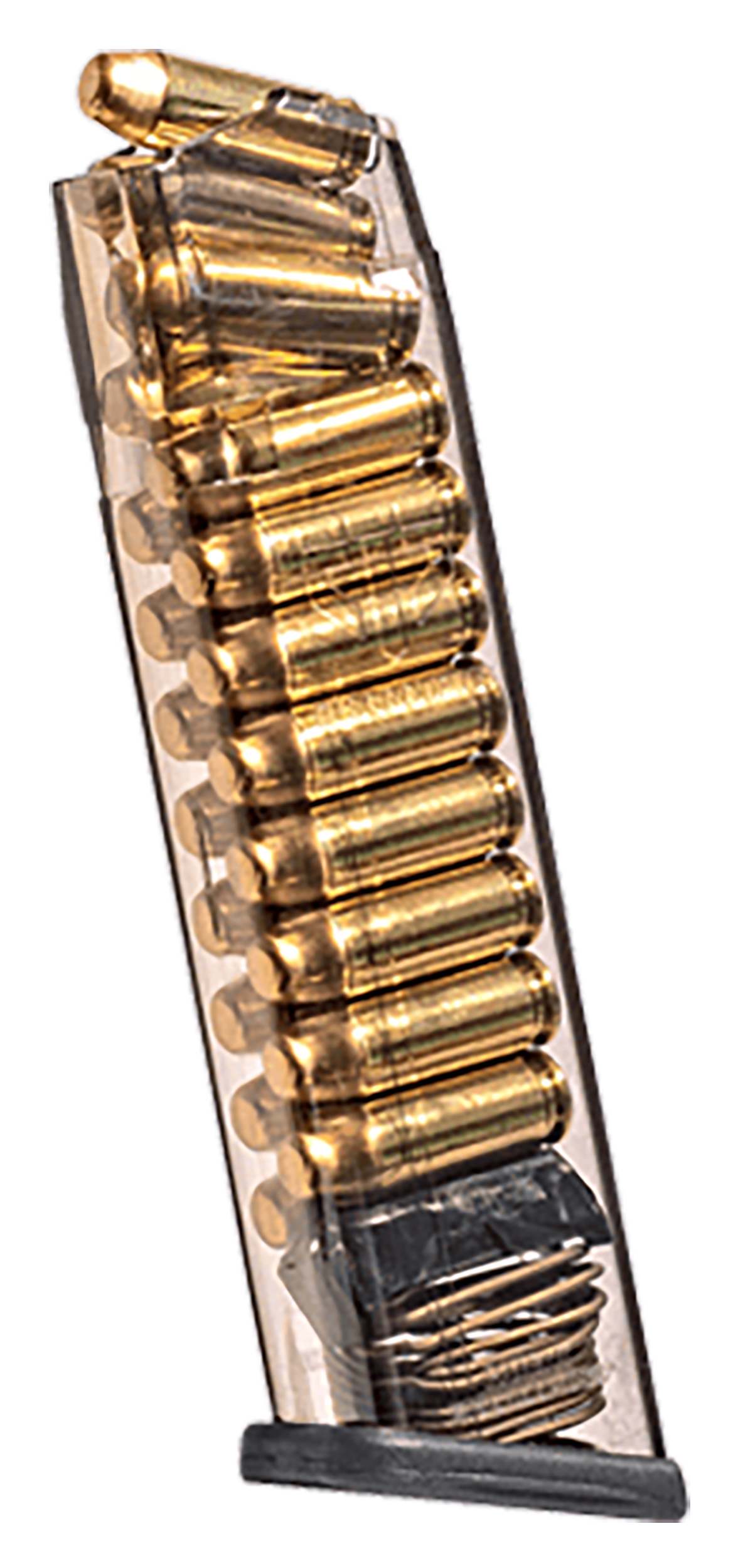 ETS Group GLK2020 Pistol Mags  20rd Extended 10mm Auto Compatible w/Glock 20/29/40 Clear Polymer